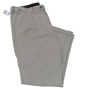 The Foundry Supply Co. Big & Tall Men's Brown Pleated‎ Dress pants Size 46/34